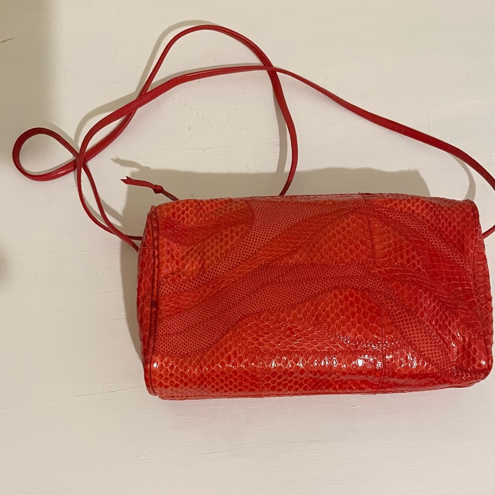 Saks Fifth Avenue Vibrant Red Crossbody Bag